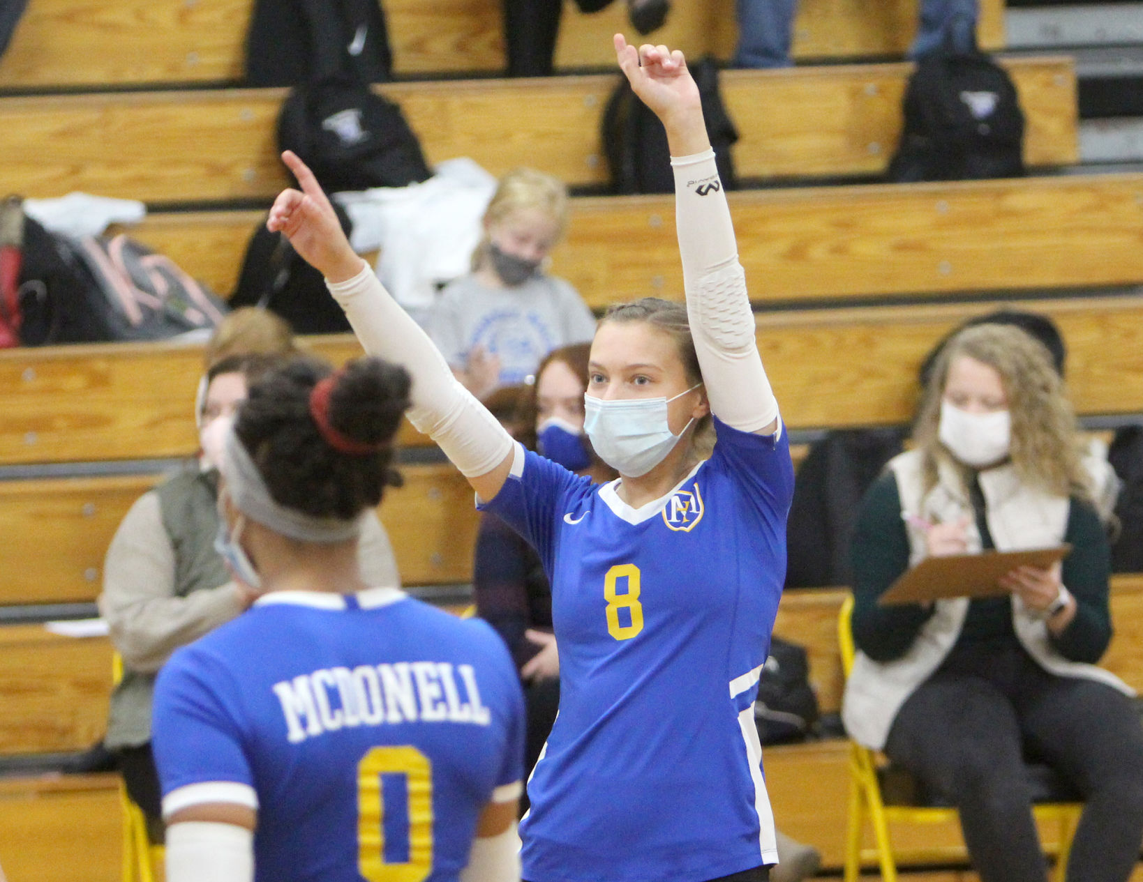McDonell at Cadott volleyball 10-8-20